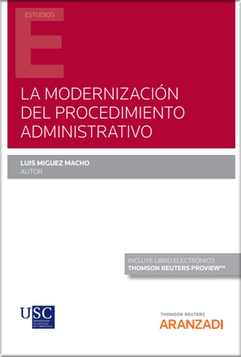 [9788413911267] LA MODERNIZACIÓN DEL PROCEDIMIENTO ADMINISTRATIVO