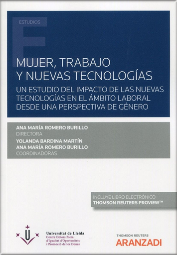 [9788413909240] MUJER, TRABAJO Y NUEVAS TECNOLOGÍAS