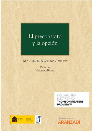 [9788413909073] EL PRECONTRATO Y LA OPCIÓN