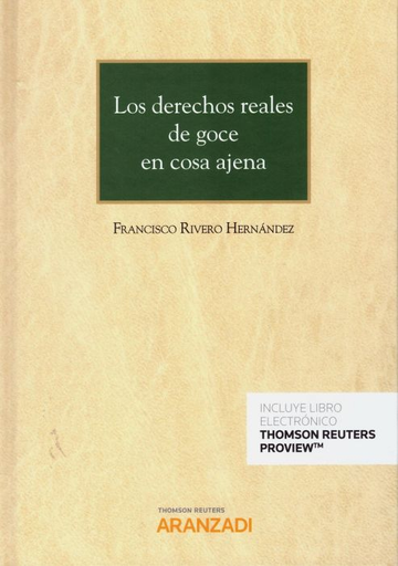 [9788413080024] LOS DERECHOS REALES DE GOCE EN COSA AJENA