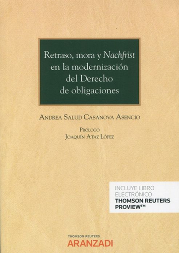 [9788413905051] RETRASO, MORA Y NACHFRIST EN LA MODERNIZACIÓN DEL DERECHO DE OBLIGACIONES