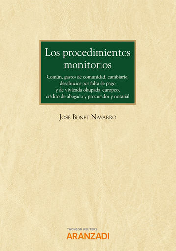 [9788413912158] LOS PROCEDIMIENTOS MONITORIOS