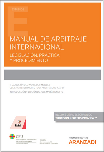 [9788413458953] MANUAL DE ARBITRAJE INTERNACIONAL