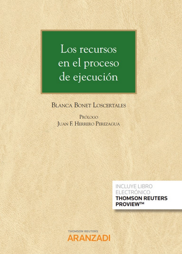 [9788413915128] LOS RECURSOS EN EL PROCESO DE EJECUCIÓN