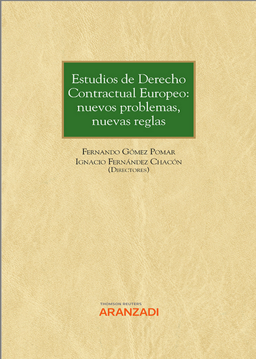 [9788413454658] ESTUDIOS DE DERECHO CONTRACTUAL EUROPEO