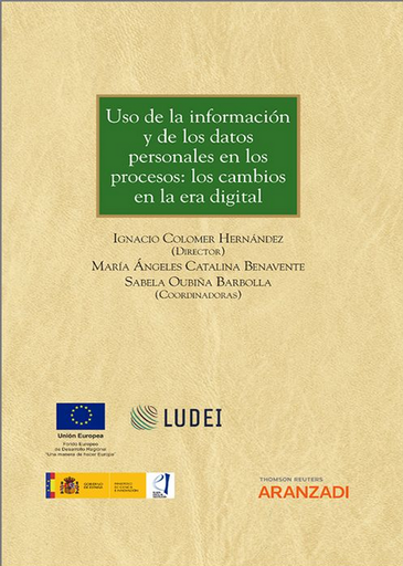 [9788413907185] USO DE LA INFORMACIÓN Y DE LOS DATOS PERSONALES EN LOS PROCESOS