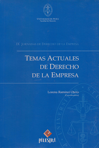[9789972224119] TEMAS ACTUALES DE DERECHO DE LA EMPRESA