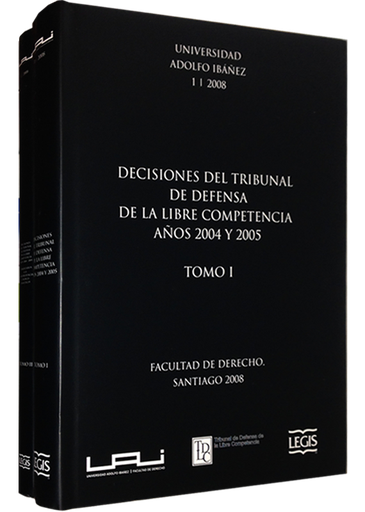 [9789567498390] DECISIONES DEL TRIBUNAL DE DEFENSA DE LA LIBRE COMPETENCIA AÑOS 2004 Y 2005