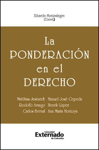[9789587103045] LA PONDERACIÓN EN EL DERECHO