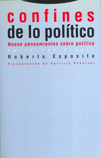 [9788481641257] CONFINES DE LO POLÍTICO