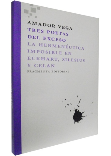 [9788492416417] TRES POETAS DEL EXCESO