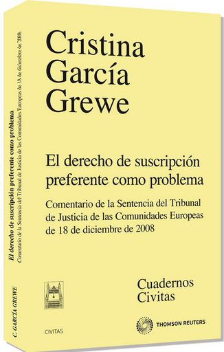 [9788447034680] EL DERECHO DE SUSCRIPCIÓN PREFERENTE COMO PROBLEMA