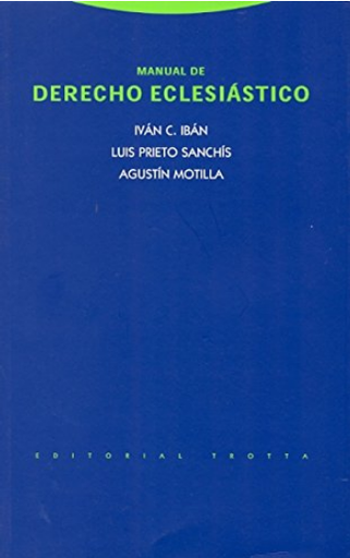 [9788481646986] MANUAL DE DERECHO ECLESIÁSTICO