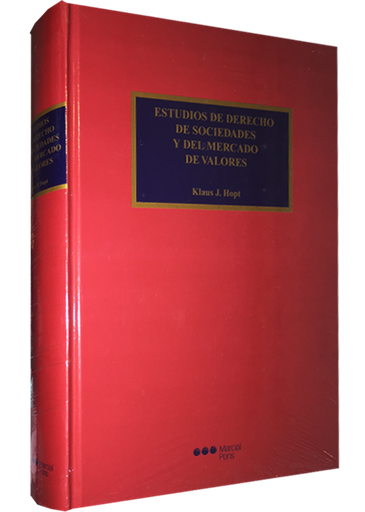 [9788497687751] ESTUDIOS DE DERECHO DE SOCIEDADES Y DEL MERCADO DE VALORES