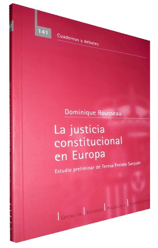 [9788425910265] LA JUSTICIA CONSTITUCIONAL EN EUROPA