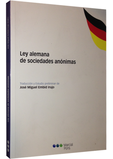 [9788497687560] LEY ALEMANA DE SOCIEDADES ANÓNIMAS