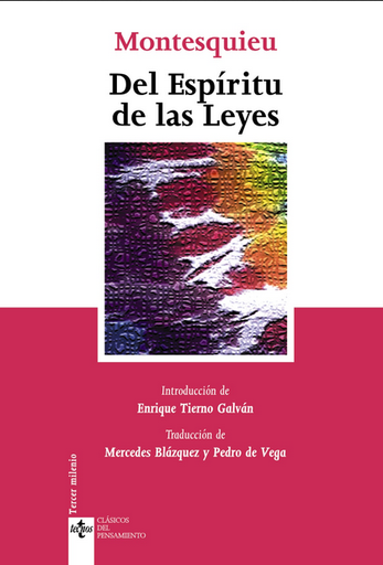 [9788430945320] DEL ESPÍRITU DE LAS LEYES