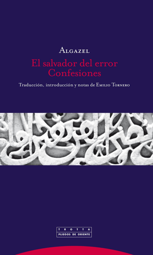 [9788498794625] EL SALVADOR DEL ERROR. CONFESIONES