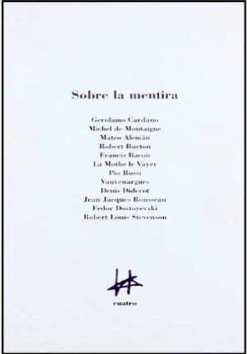 [9788493140328] SOBRE LA MENTIRA