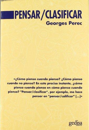 [9788474322552] PENSAR CLASIFICAR