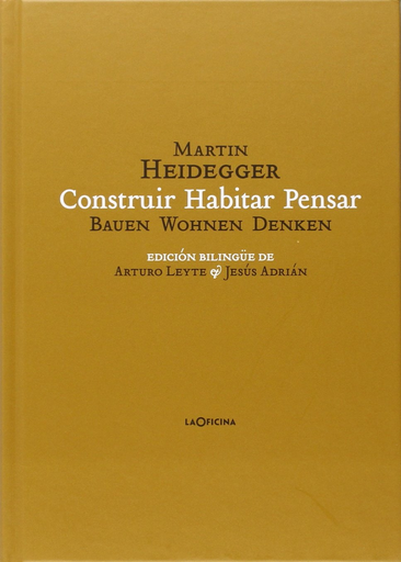 [9788494440106] CONSTRUIR HABITAR PENSAR (BAUEN WOHNEN DENKEN)