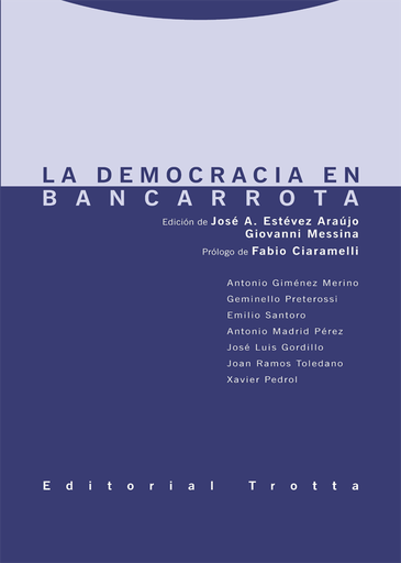 [9788498796018] LA DEMOCRACIA EN BANCARROTA