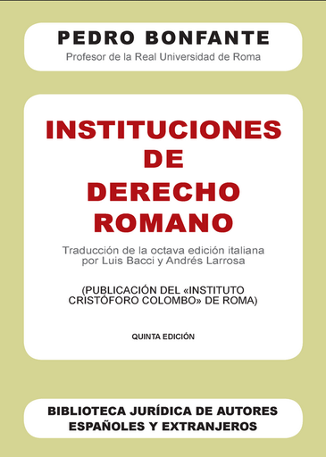 [9788429013733] INSTITUCIONES DE DERECHO ROMANO