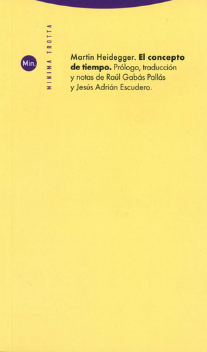 [9788498791990] EL CONCEPTO DE TIEMPO