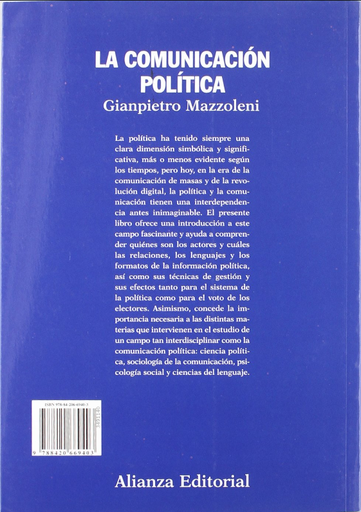 [9788420669403] LA COMUNICACIÓN POLÍTICA