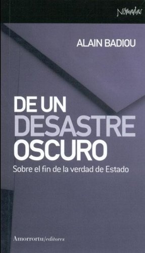 [9788461090068] DE UN DESASTRE OSCURO