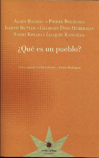 [9789877120356] ¿QUÉ ES UN PUEBLO?