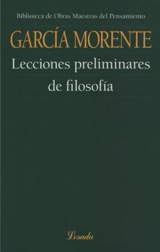 [9789500378178] LECCIONES PRELIMINARES DE FILOSOFÍA