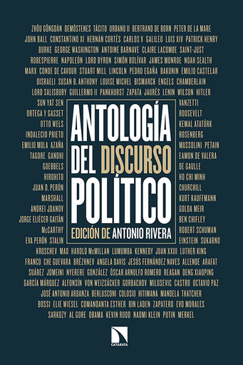 [9788490971178] ANTOLOGÍA DEL DISCURSO POLÍTICO