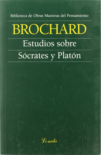 [9789500395793] ESTUDIOS SOBRE SÓCRATES Y PLATÓN