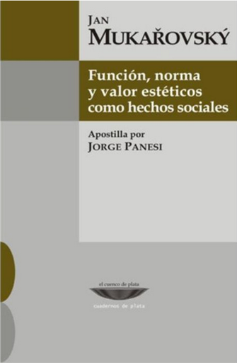 [9789871772278] FUNCIÓN, NORMA Y VALOR ESTÉTICOS COMO HECHOS SOCIALES