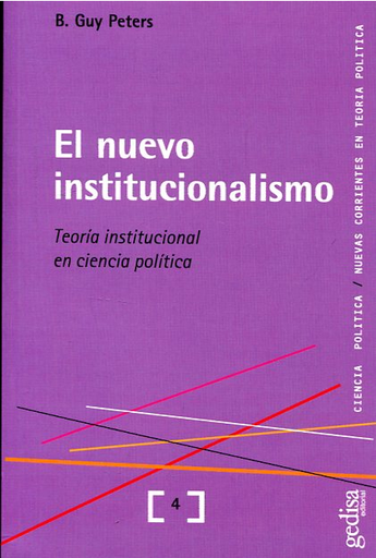 [9788474328875] EL NUEVO INSTITUCIONALISMO