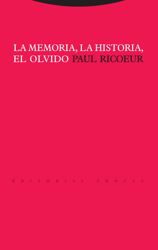 [9788481646047] LA MEMORIA, LA HISTORIA, EL OLVIDO