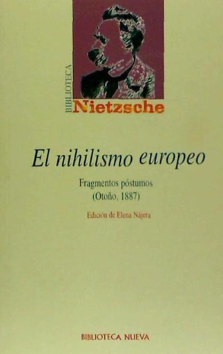 [9788497424271] EL NIHILISMO EUROPEO