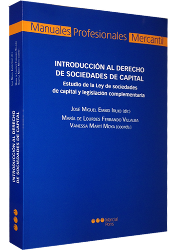 [9788415664406] INTRODUCCIÓN AL DERECHO DE SOCIEDADES DE CAPITAL