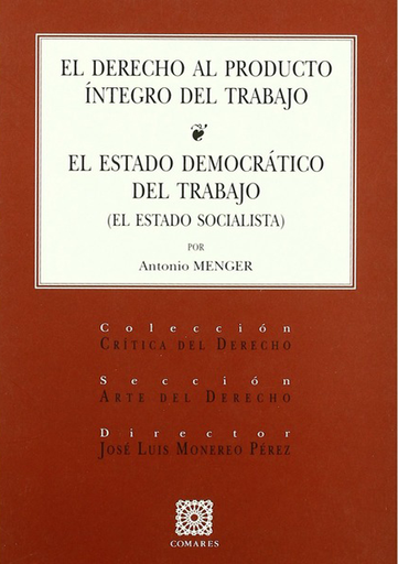 [9788484448167] EL DERECHO AL PRODUCTO ÍNTEGRO DEL TRABAJO