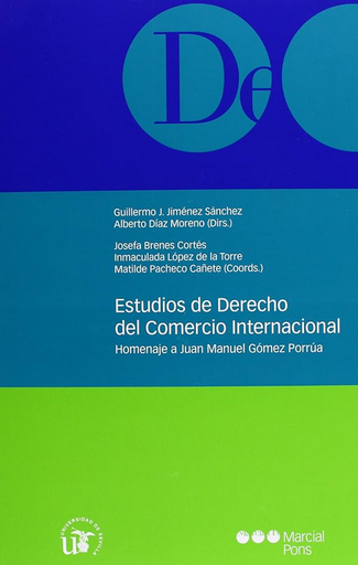 [9788415664116] ESTUDIOS DE DERECHO DEL COMERCIO INTERNACIONAL