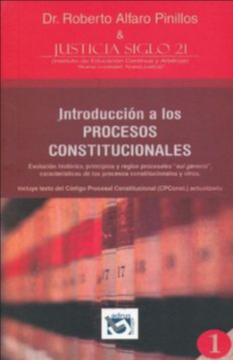 [9786124200564] INTRODUCCIÓN A LOS PROCESOS CONSTITUCIONALES