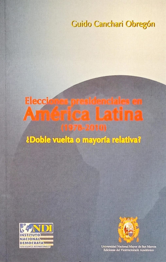 [9786124584503] ELECCIONES PRESIDENCIALES EN AMÉRICA LATINA (1978-2010)