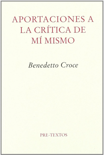 [9788481913415] APORTACIONES A LA CRÍTICA DE MÍ MISMO