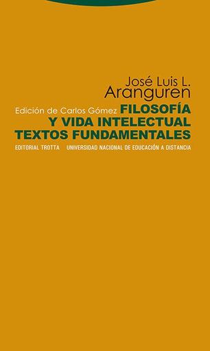 [9788498791686] FILOSOFÍA Y VIDA INTELECTUAL