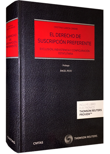 [9788447049806] EL DERECHO DE SUSCRIPCIÓN PREFERENTE