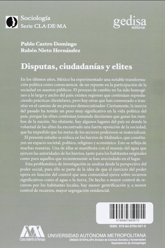 [9788497845670] DISPUTAS, CIUDADANÍAS Y ÉLITES