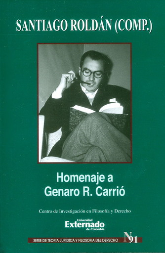 [9789587728538] HOMENAJE A GENARO R. CARRIÓ