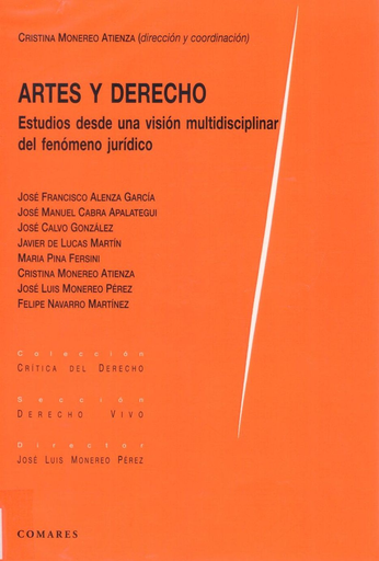 [9788490458730] ARTES Y DERECHO