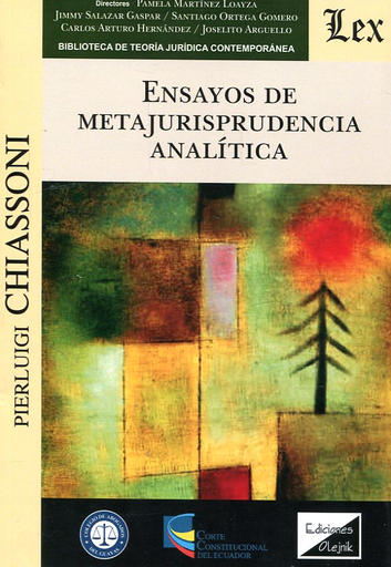 [9789567799572] ENSAYOS DE METAJURISPRUDENCIA ANALÍTICA